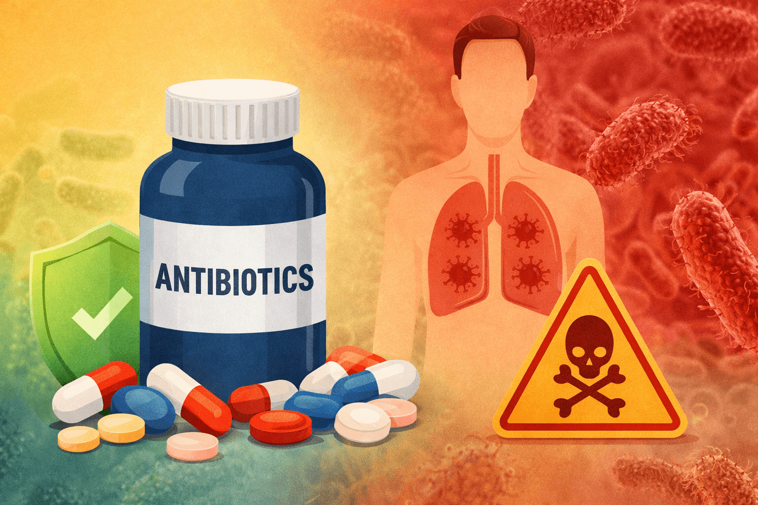 एंटीबायोटिक्स के फायदे और नुकसान – संक्रमण में लाभ और गलत उपयोग से होने वाले साइड इफेक्ट