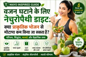 वजन घटाने के लिए नेचुरोपैथी डाइट – प्राकृतिक भोजन, सलाद, फल और स्वस्थ जीवनशैली के माध्यम से मोटापा कम करने की जानकारी