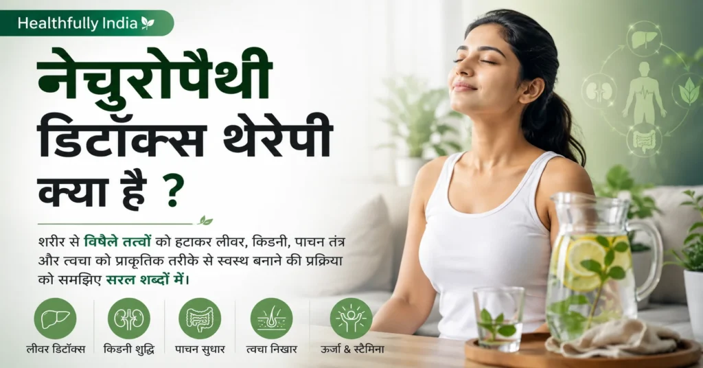 नेचुरोपैथी डिटॉक्स थेरेपी क्या है – प्राकृतिक डिटॉक्स, लाभ, वैज्ञानिक तथ्य और सुरक्षित तरीके